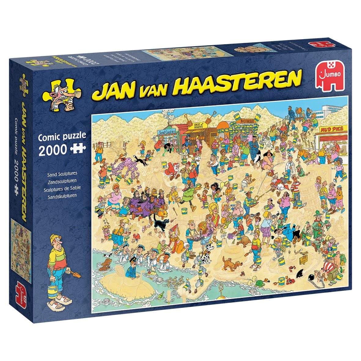 Zandsculpturen | Jan van Haasteren | 2000 stukjes