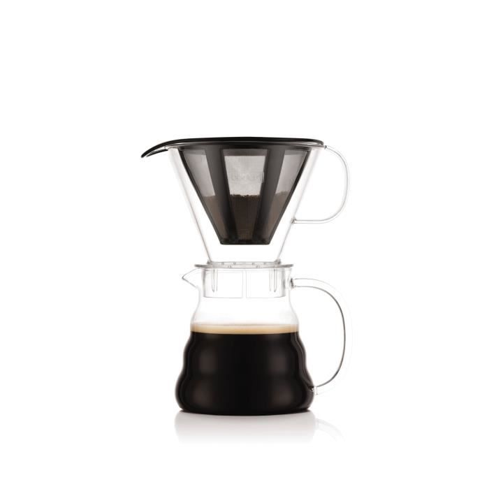 MELIOR Koffiezetapparaat, permanent roestvrijstalen filter, 5 kopjes, 0,6 l