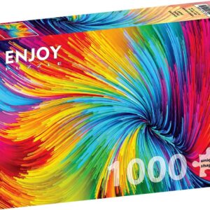 Enjoy Puzzle legpuzzel Paint Swirl | 1.000 stukjes kleurrijk puzzelplezier.