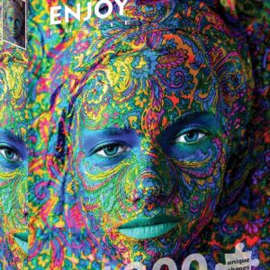 Enjoy Puzzle legpuzzel vrouw kunst make-up | 1.000 stukjes kleurrijk puzzelplezier.