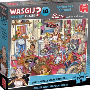 Wasgij Retro Mystery 10 | De Voorjaars-schoonmaak! | 1.000 stukjes