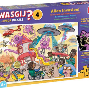 6 Juni 2025 | Wasgij Junior 4 | Invasie van buitenaardse wezens! | 240 stukjes
