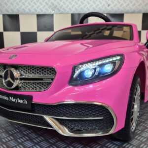 Elektrische kinderauto Mercedes Maybach S650 roze 12 volt