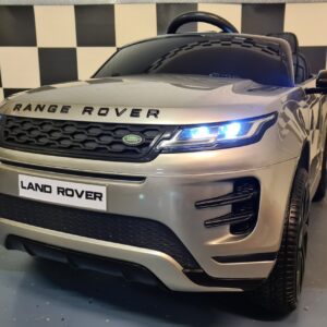 Accu-speelgoedauto Range Rover Evoque, 4 motoren, grijs