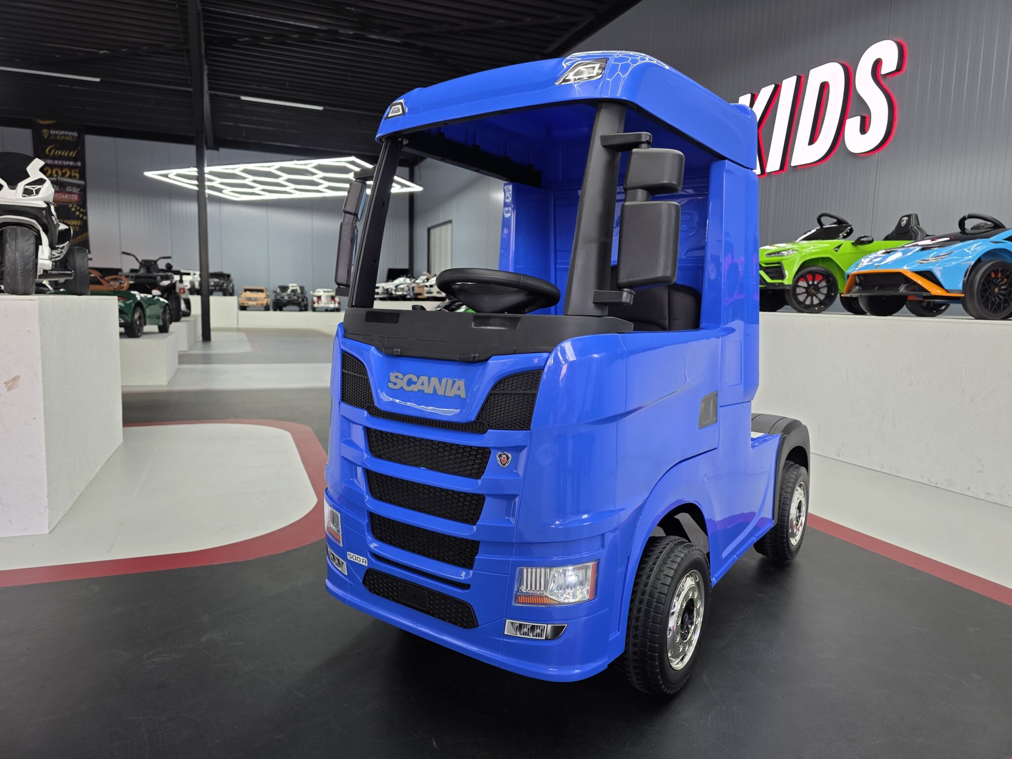 Elektrische kindertruck Scania 12V blauw