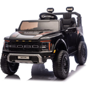 Ford Raptor 2-persoons 24-volt zwarte kinderauto