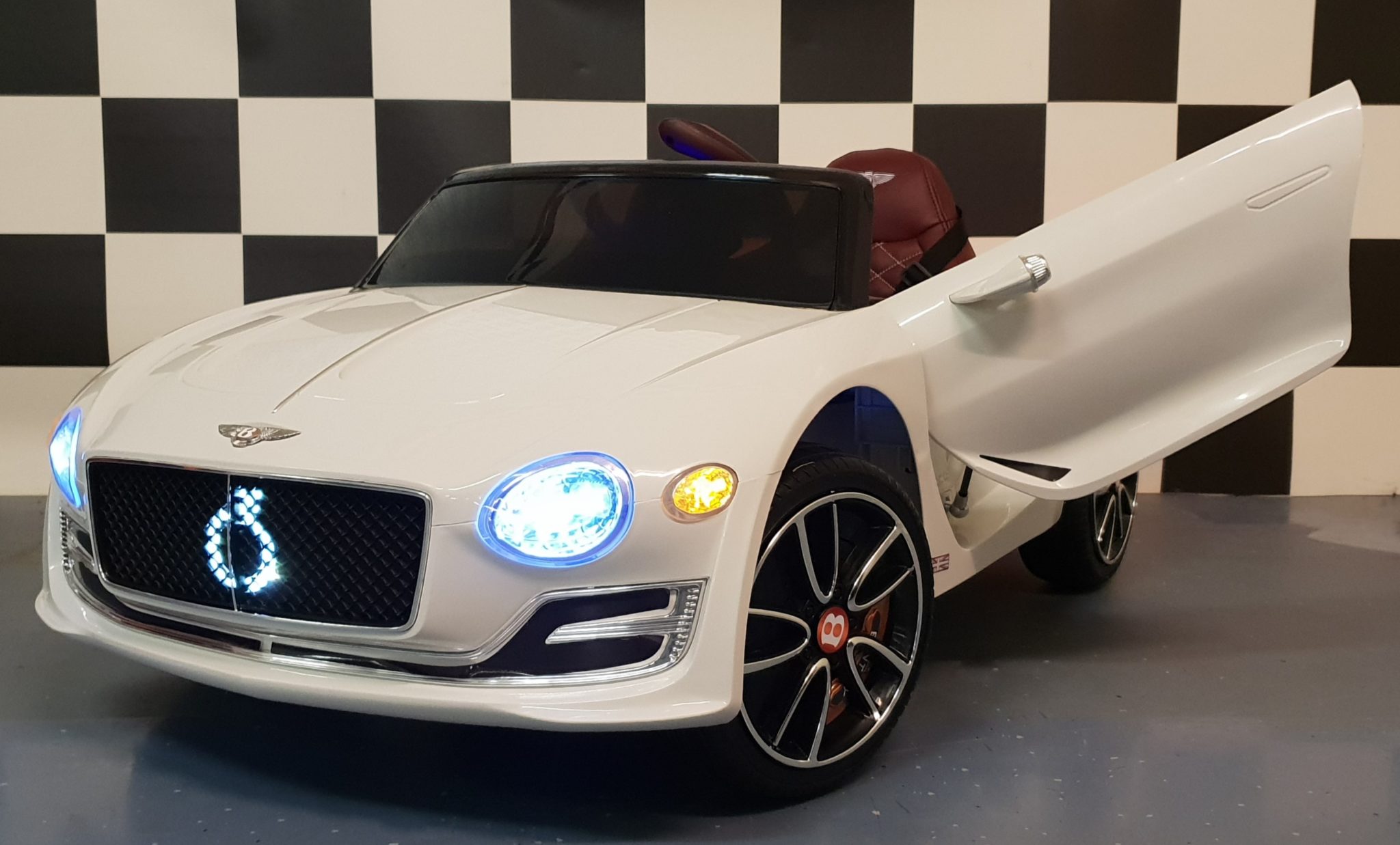 Kinderauto Bentley EXP 12 volt met afstandsbediening wit