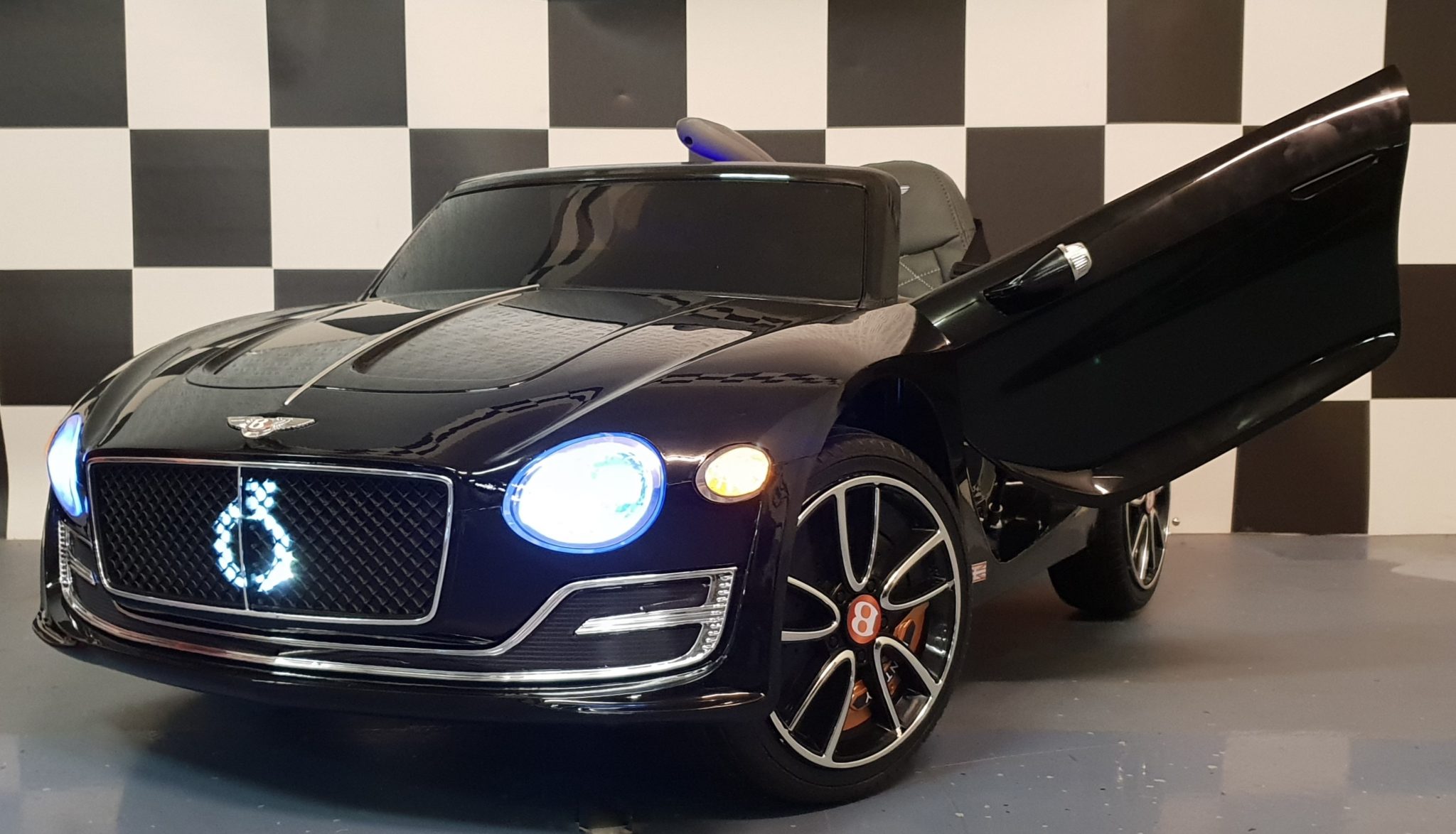 Bentley kinderauto EXP 12 volt zwart