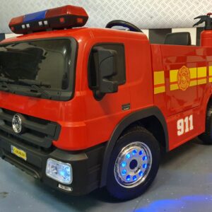 Elektrische kinderauto brandweerwagen 12 volt met afstandsbediening