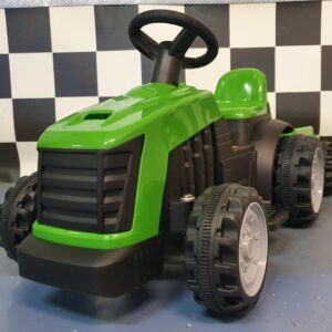 Groene elektrische kindertractor 6 volt