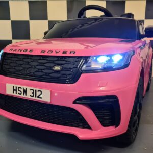 Range Rover Velar 12V 2.4G RC roze kinderauto op accu