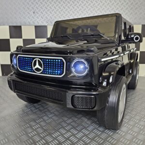 Kinderauto Mercedes EQG zwart 12 volt