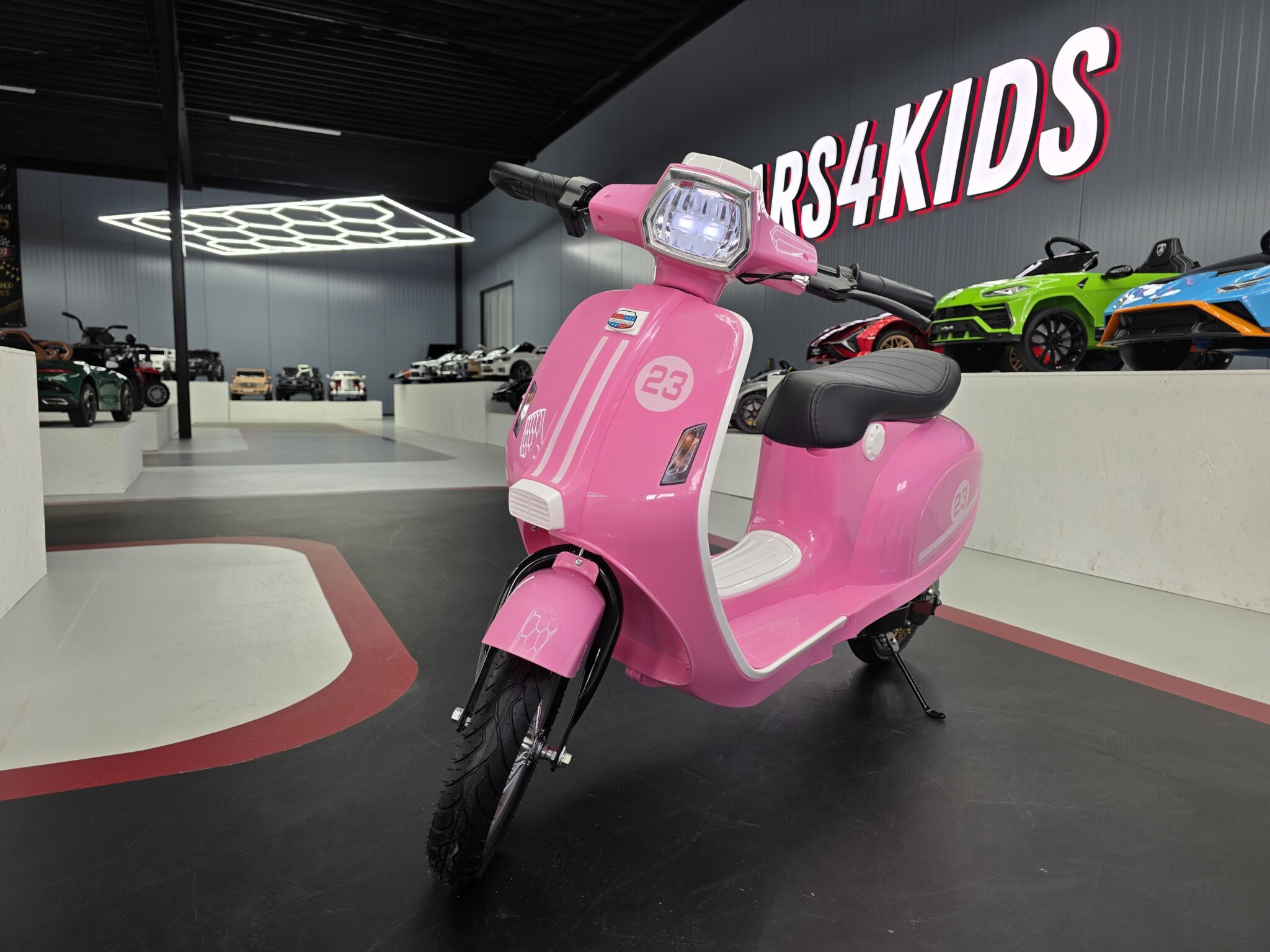 Kinderscooter 24 volt roze