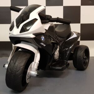 Elektrische mini BMW S1000RR kindermotor / kinderdriewieler 6 volt zwart