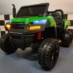 Gator Kids Jeep Farmer Truck 6x6 voor 2 kinderen 12 volt met afstandsbediening