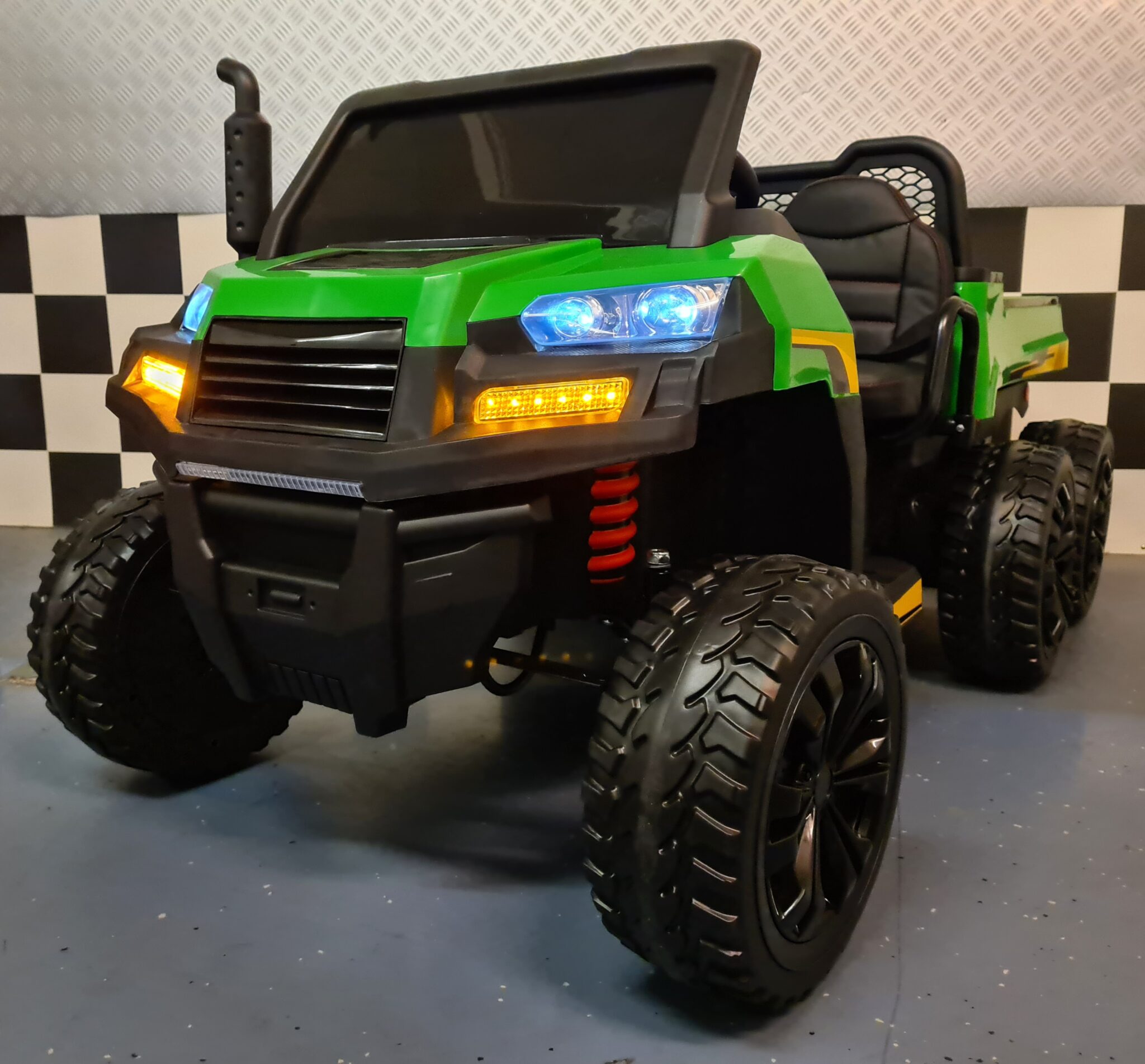 Gator Kids Jeep Farmer Truck 6×6 voor 2 kinderen 12 volt met afstandsbediening