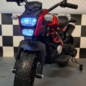 Batterij-aangedreven kinder-motor Grom Superbike 12 volt metallic rood